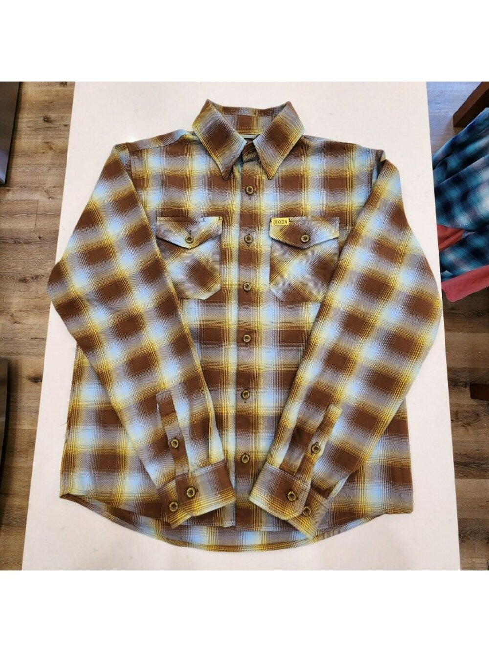 Dixxon Flannel "Slightly Stoopid" Men's Medium Plaid Collab Band Button Shirt